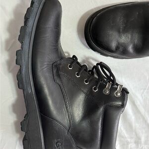 UGG Men's Black Leather Boots